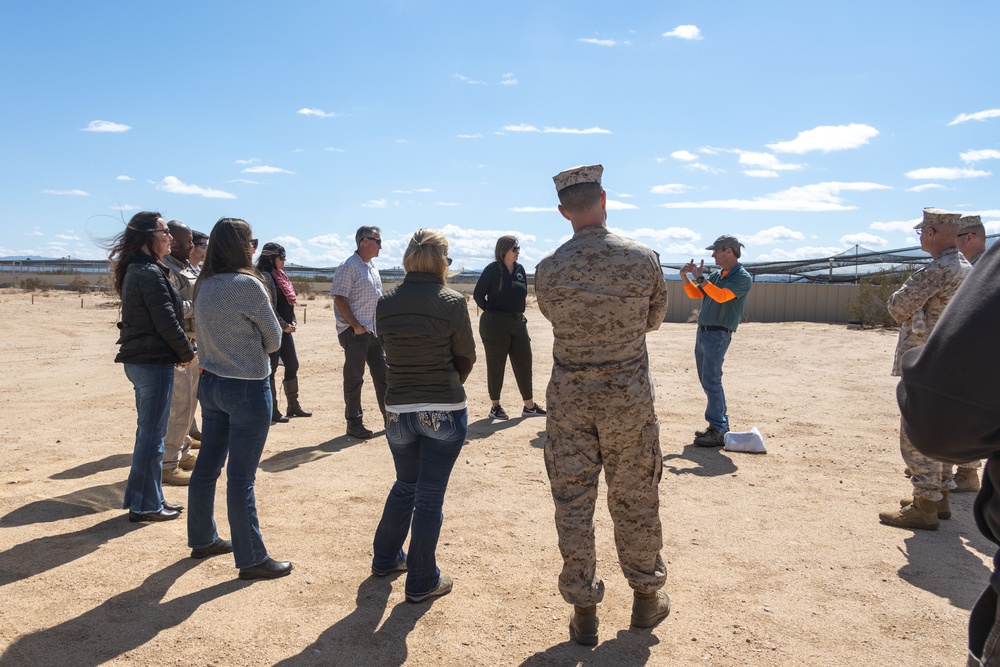 Visitors from Bureau of Land Management visit MCAGCC Desert Tortoise habitat