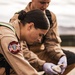 Aircraft rescue, firefighting Marines team up with MCAGCC Fire Department during a mass casualty drill