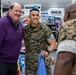 Brian Baumgartner visits Camp Pendleton