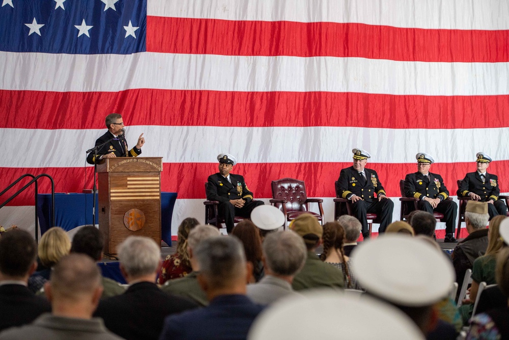 IKE Change Of Command Ceremony