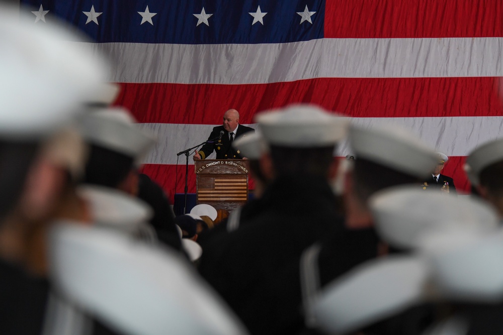 IKE Change Of Command Ceremony