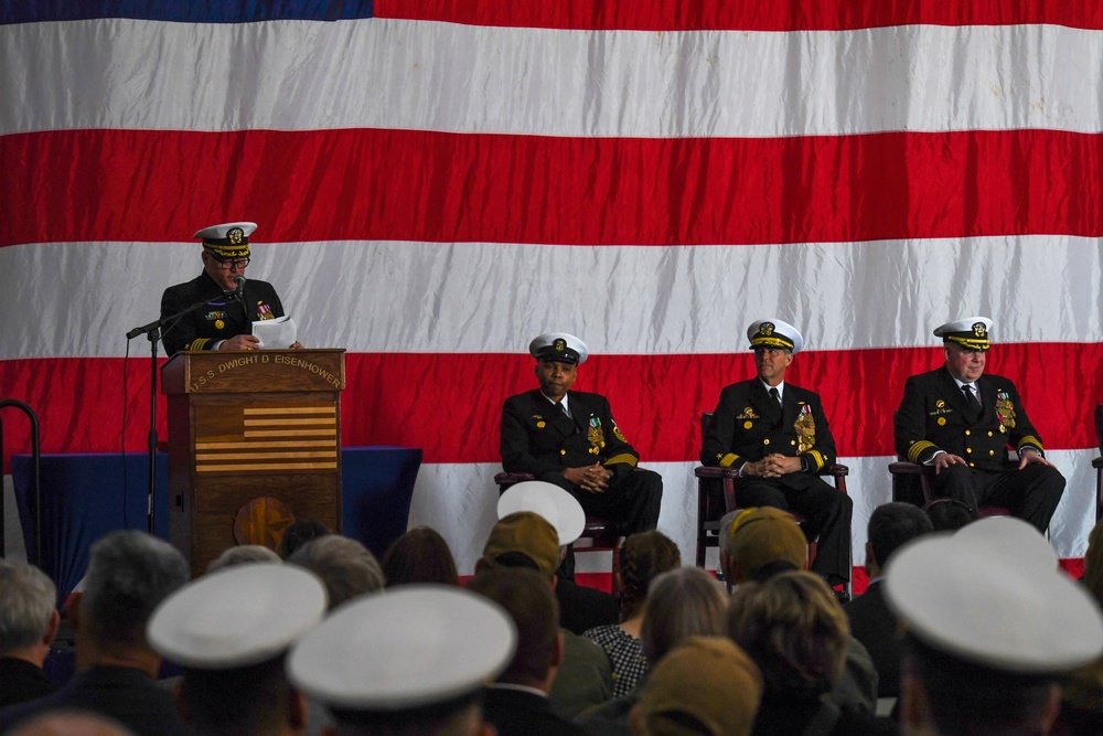 IKE Change Of Command Ceremony