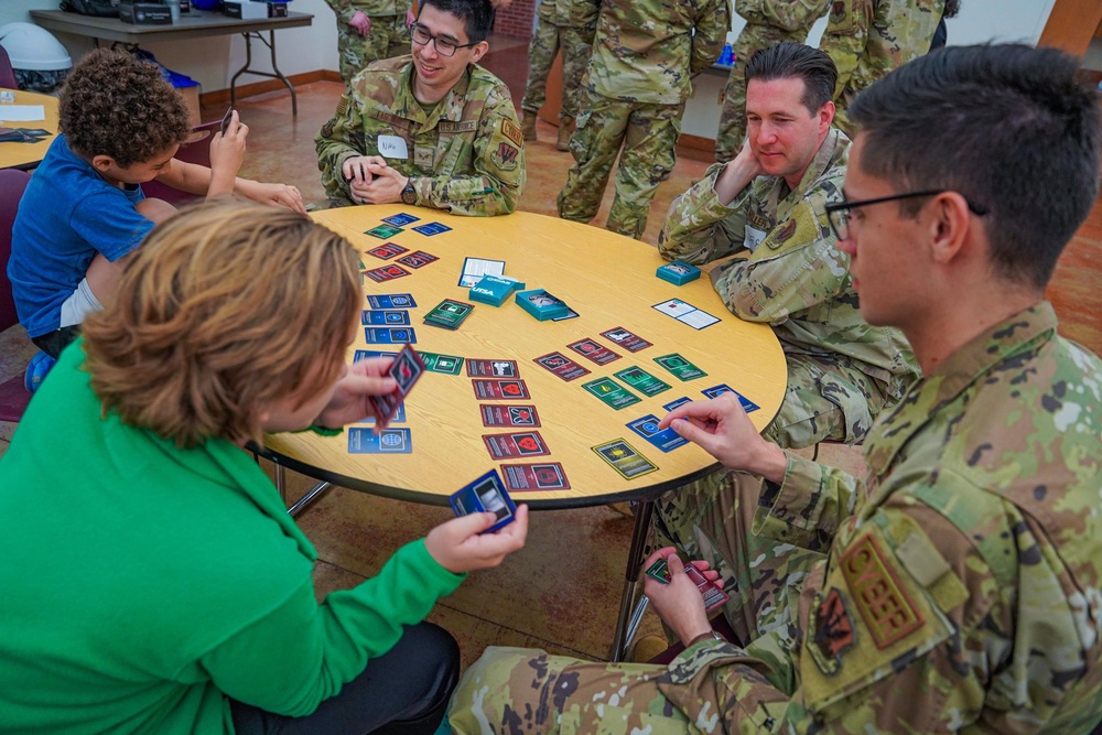 Sixteenth Air Force (Air Forces Cyber) Airmen provide Cyber mentorship in Uvalde