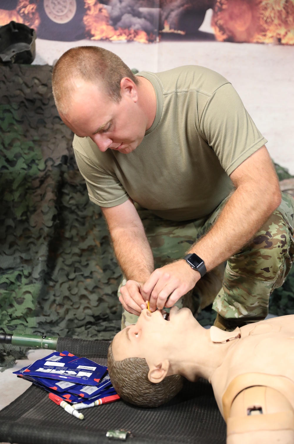Task Force Orion Conducts Combat Lifesaver Training