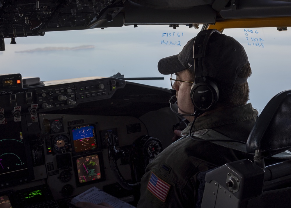 384th ARS Refuels Marine F/A-18 Hornets in Coronet across Pacific