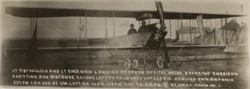 Lt. Sherman Makes First Map from Airplane