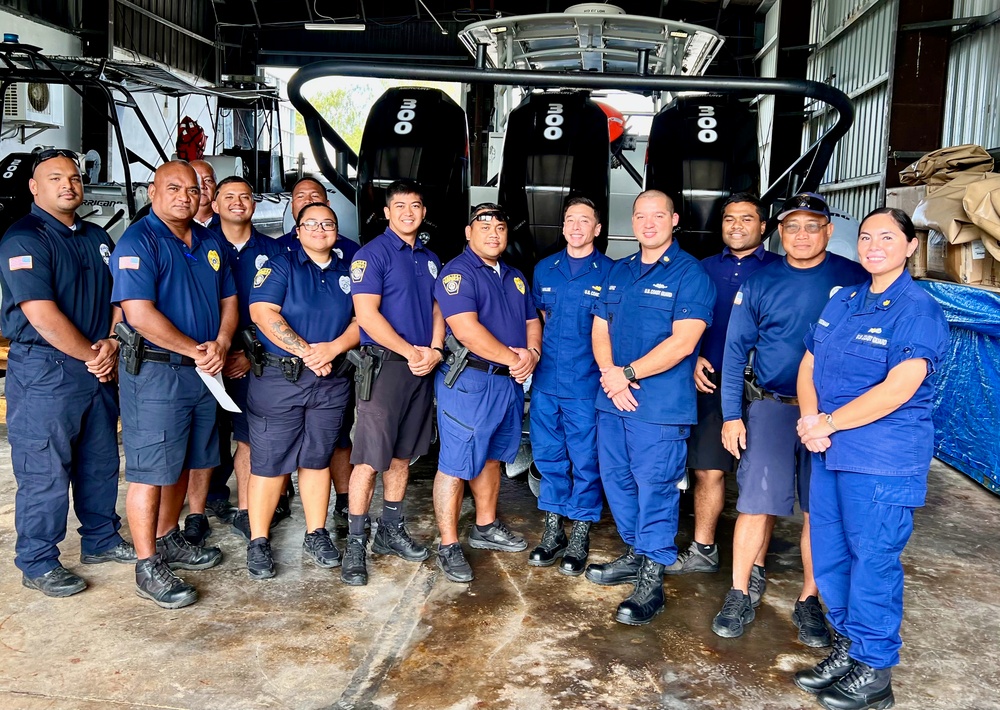 USCG with DPS Boating Safety Saipan