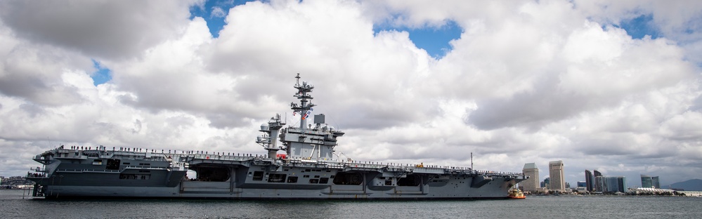 USS Theodore Roosevelt (CVN 71) returns to NASNI