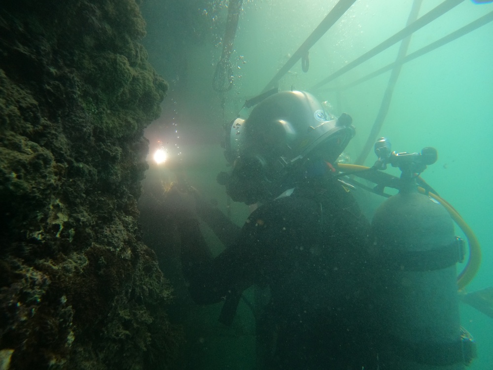 Underwater Construction Team Two Revitalizes the Port of Tinian