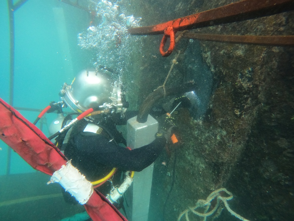 Underwater Construction Team Two Revitalizes the Port of Tinian