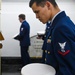 U.S. Coast Guard Polar Star crew render honors to the Heroes of the Battle of Iquique changing of the guard ceremony