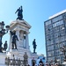 U.S. Coast Guard Polar Star crew render honors to the Heroes of the Battle of Iquique changing of the guard ceremony