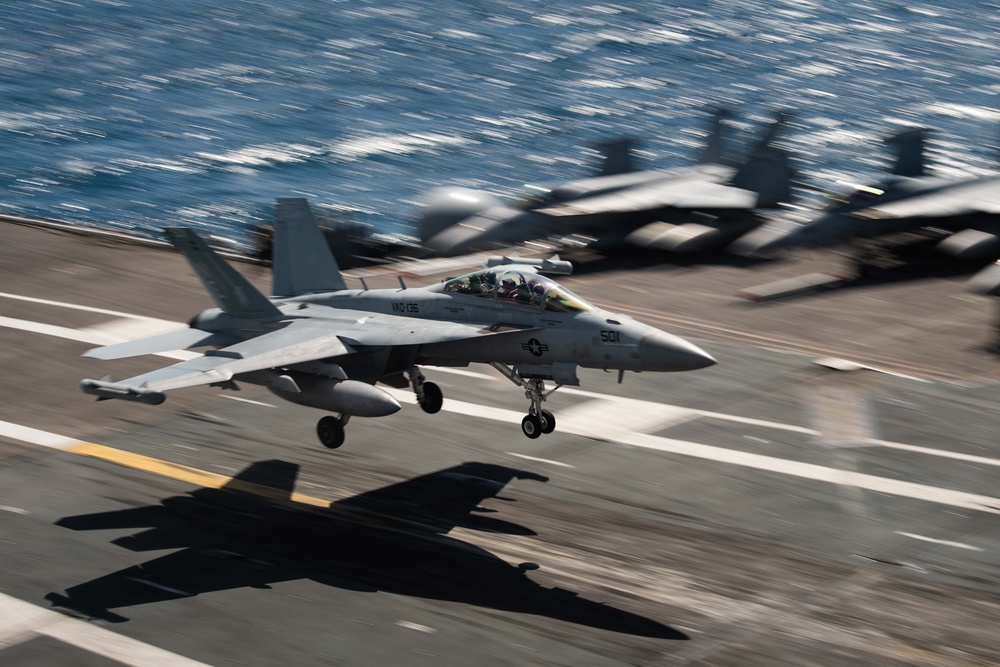 USS Carl Vinson (CVN70) Conducts Flight Operations