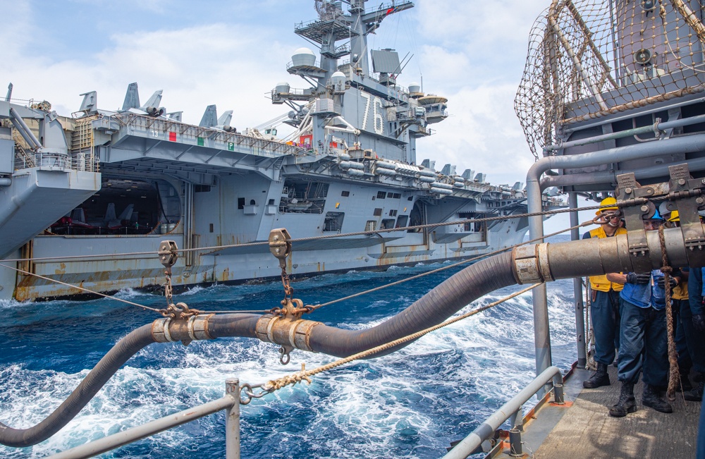 USS Antietam (CG 54) Fueling-At-Sea