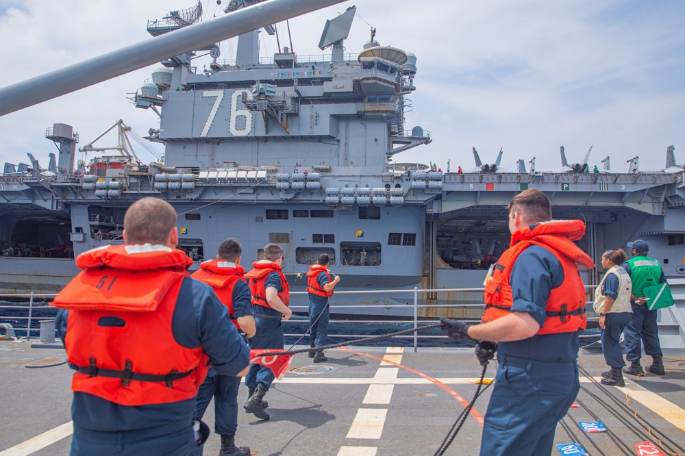 USS Antietam (CG 54) Fueling-At-Sea