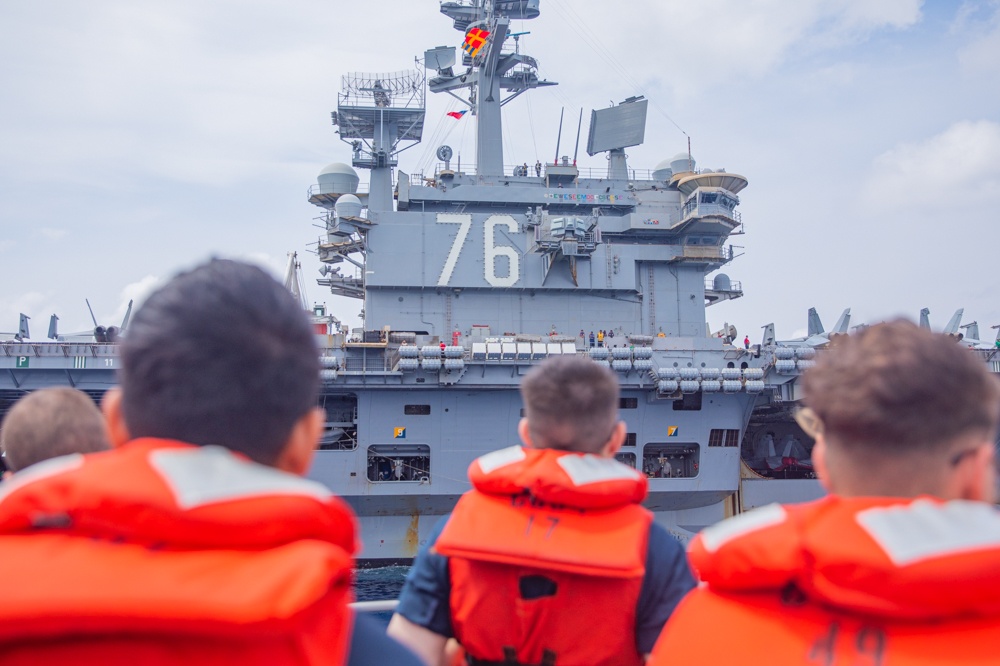 USS Antietam (CG 54) Fueling-At-Sea