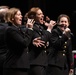 U.S. Navy Band Sea Chanters perform at Segerstrom High School