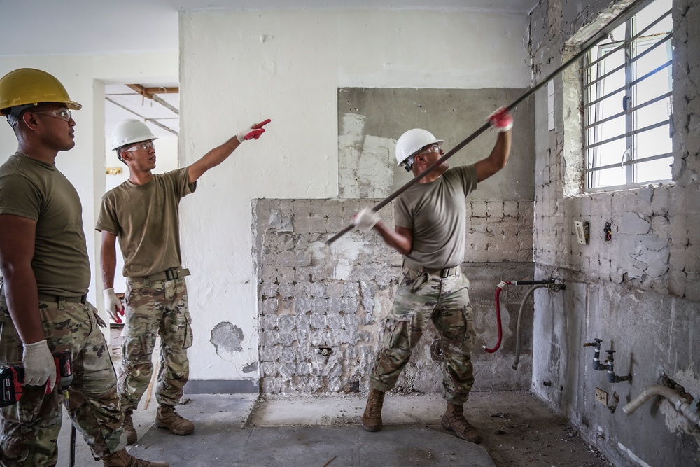 Guam Guard renovates homeless shelter