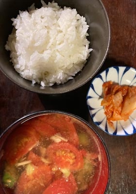 A modest proposal for “one cup of miso soup, one dish and a bowl of rice”