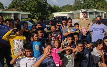 Camp Blaz Marines Visit Mañe’lu