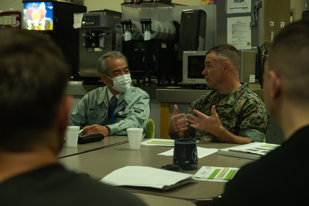 U.S. Marines Key Leadership Engagement with Higashi Village Mayor