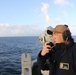 USS Kansas City (LCS 22) Sailor Stands Watch