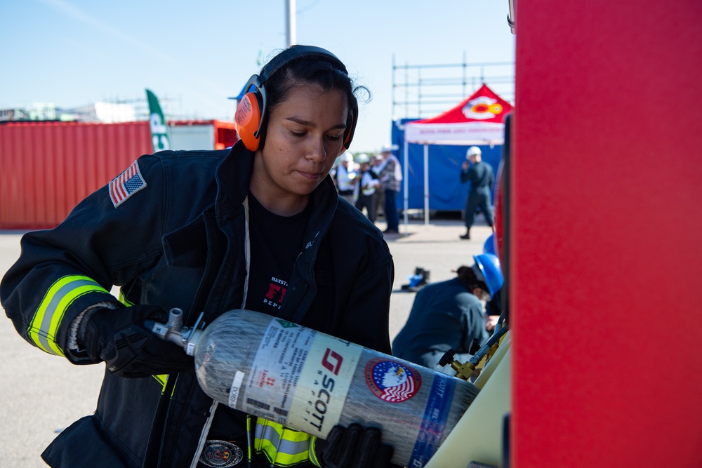 Firefighting Training Onboard USS Roosevelt (DDG 80)