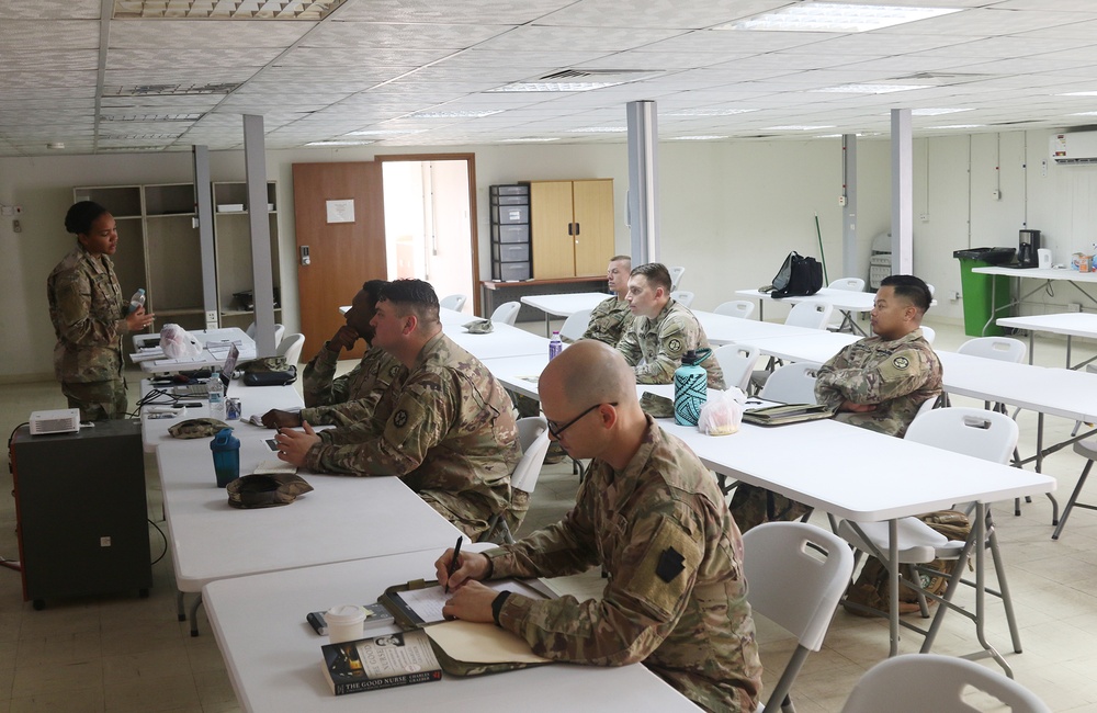 Task Force Liberty Soldiers complete field sanitation course