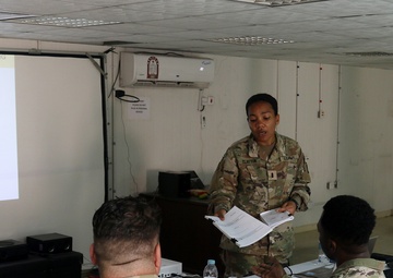 Task Force Liberty Soldiers complete field sanitation course