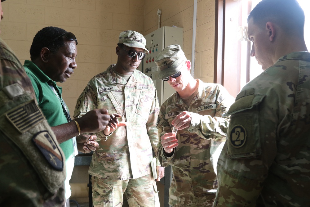 Task Force Liberty Soldiers complete field sanitation course