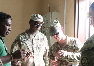 Task Force Liberty Soldiers complete field sanitation course