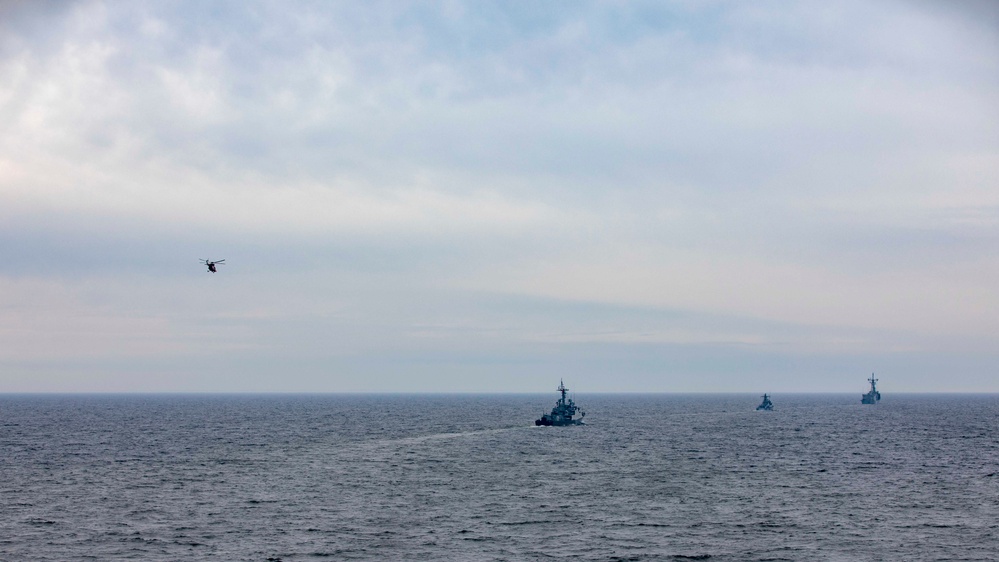 USS Porter Conducts Joint Operations with Polish Navy