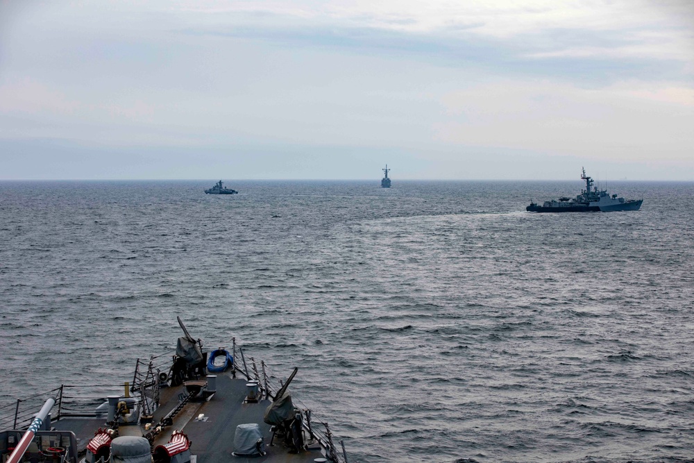 USS Porter Conducts Joint Operations with Polish Navy