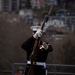 Marines of the Silent Drill Platoon, Marine Barracks Washington, honor those who came before us during a Seattle Krakens hockey game.