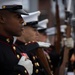 Marines of the Silent Drill Platoon, Marine Barracks Washington, honor those who came before us during a Seattle Krakens hockey game.