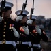 Marines of the Silent Drill Platoon, Marine Barracks Washington, honor those who came before us during a Seattle Krakens hockey game.