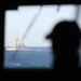 A view from USS Thomas Hudner (DDG 116) of the USS McFaul (DDG 74) while underway