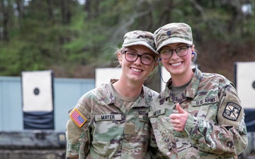 Cadet Sisters Compete at the U.S. Army Small Arms Championships