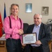Director of the Language High School &quot;Vasil Karagyozov&quot; is presented certificate of appreciation