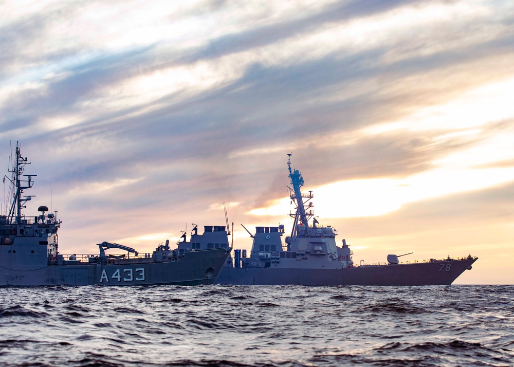 USS Porter Conducts Exercise with Estonian Navy