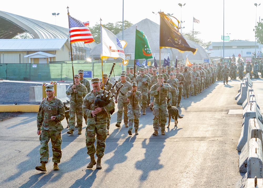 NY Army Guard's 69th Infantry Marks St. Patrick's Day in Africa