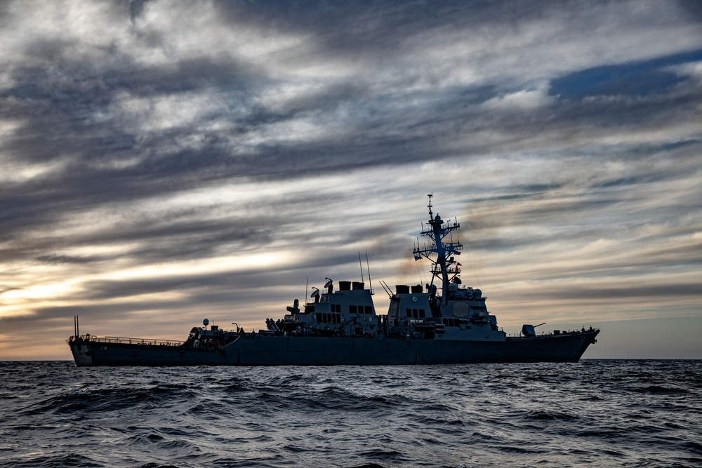 USS Porter Conducts Exercise with Estonian Navy