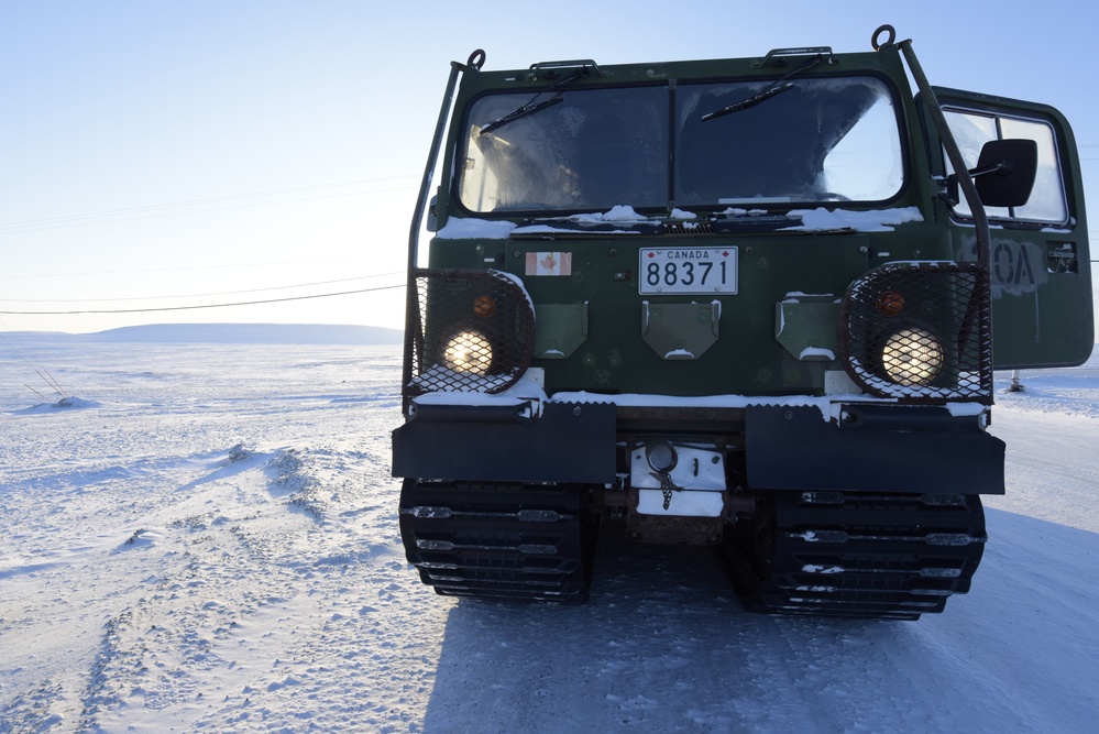 U.S. Soldiers train in the Arctic during Guerrier Nordique 23