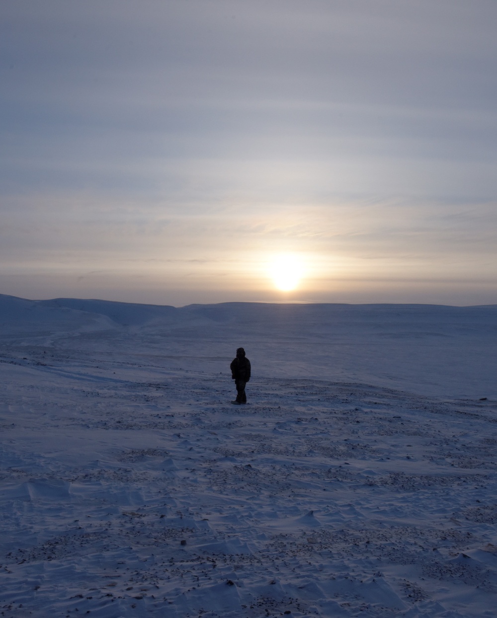 U.S. Soldiers train in the Arctic during Guerrier Nordique 23