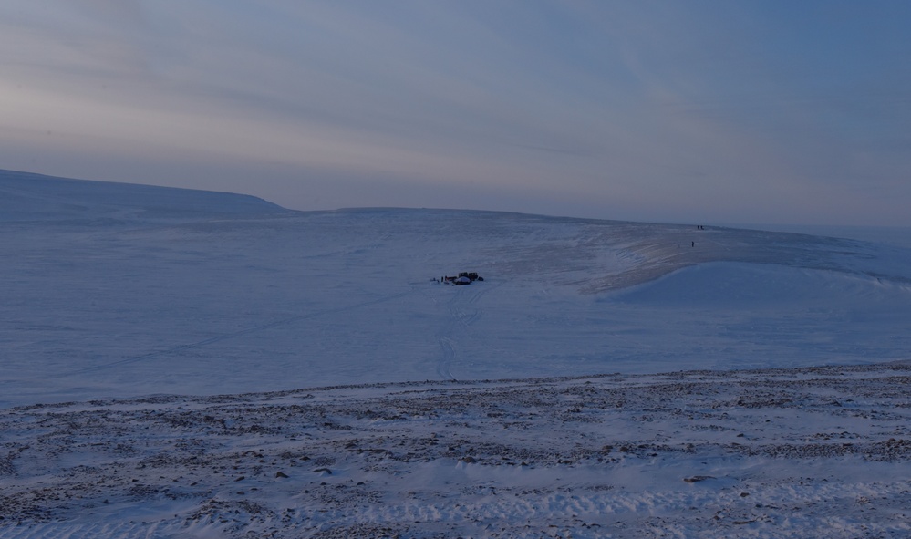 U.S. Soldiers train in the Arctic during Guerrier Nordique 23