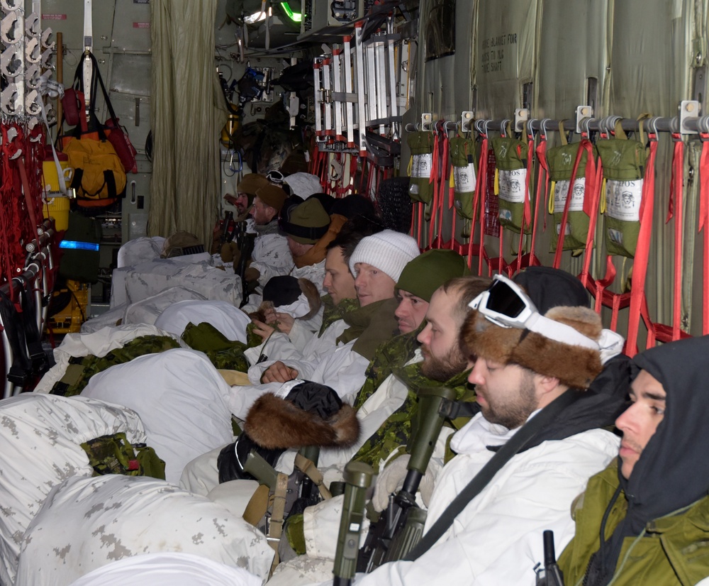 U.S. Soldiers train in the Arctic during Guerrier Nordique 23