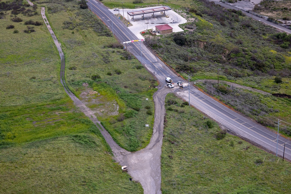 Camp Pendleton road closures due to heavy rain