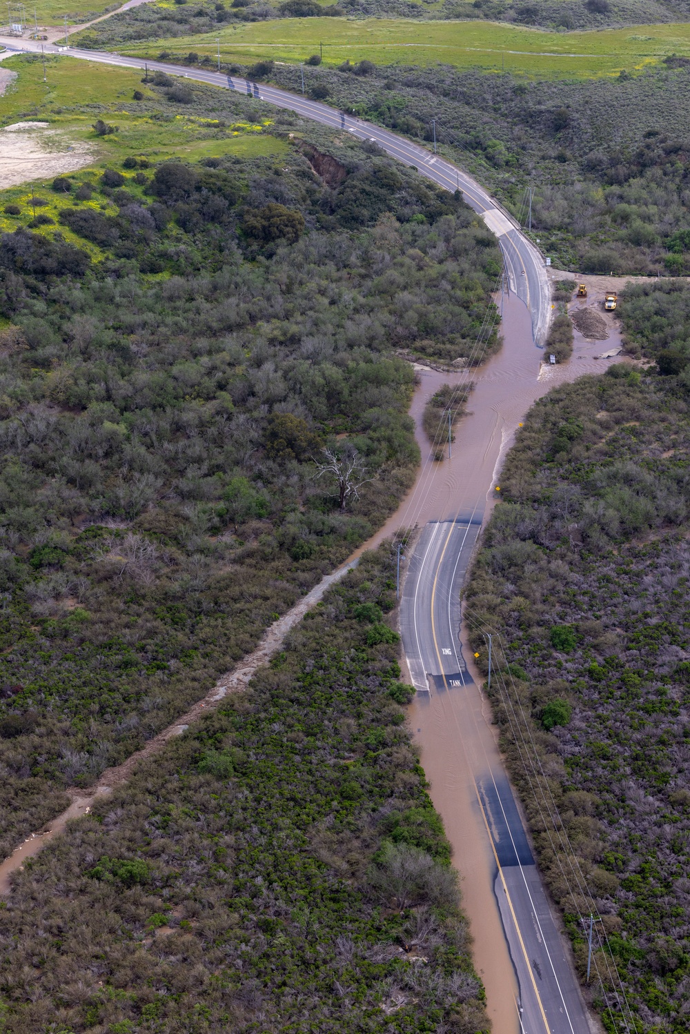 Camp Pendleton road closures due to heavy rain