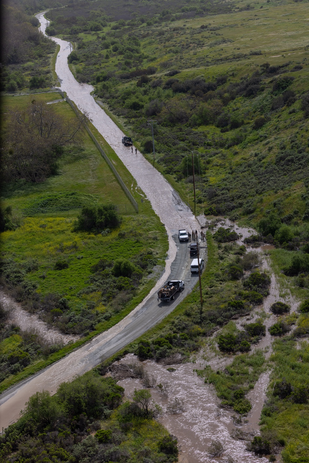 Camp Pendleton road closures due to heavy rain