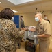 Walter Reed Leadership Deliver Cupcakes to Staff
